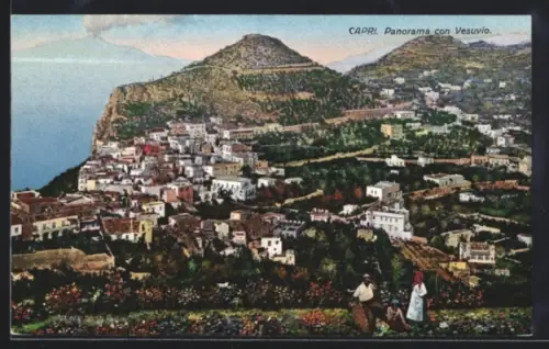 AK Capri, Panorama con Vesuvio