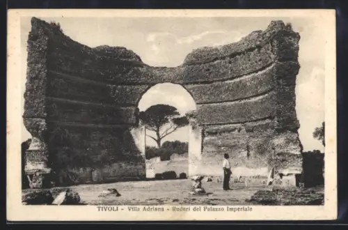 AK Tivoli, Villa Adriana, Ruderi del Palazzo Imperiale