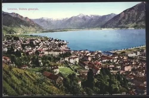 AK Locarno, Veduta generale