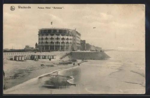 AK Westende, Palace Hôtel Bellevue
