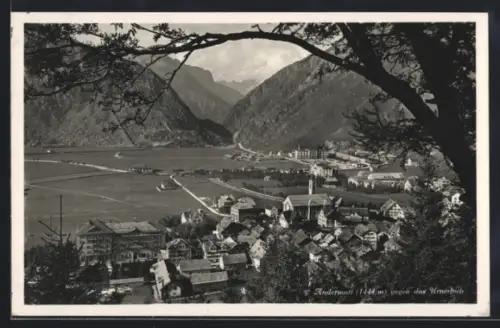 AK Andermatt, Panorama gegen das Urnerloch