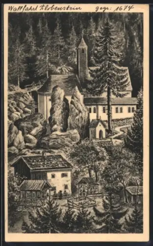 AK Kössen /Tirol, Maria Klobenstein, Wallfahrtskirche