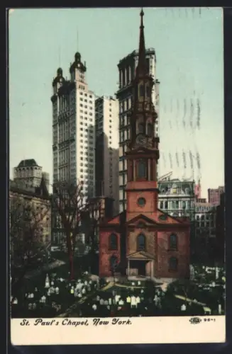 AK New York, NY, St. Paul`s Chapel