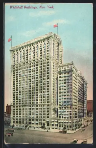 AK New York, NY, Whitehall Buildings