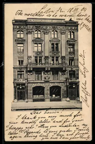 AK Berlin, Restaurant von F. W. Borchardt, Französische Strasse 47
