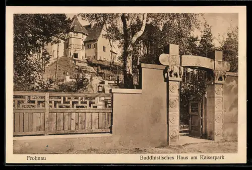 AK Frohnau, Buddhistisches Haus am Kaiserpark