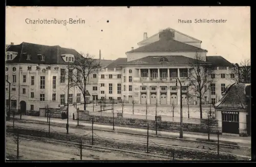 AK Charlottenburg-Berlin, Blick auf das Neue Schillertheater
