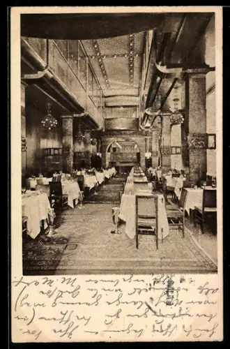 AK Berlin-Tiergarten, Restaurant Weinhaus Rheingold, Am Potsdamer Platz, Galerie-Saal