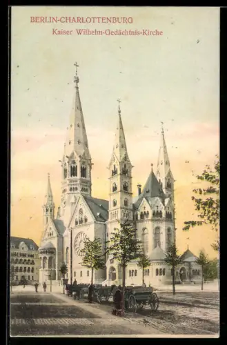 AK Berlin-Charlottenburg, Kaiser-Wilhelm-Gedächtnis-Kirche