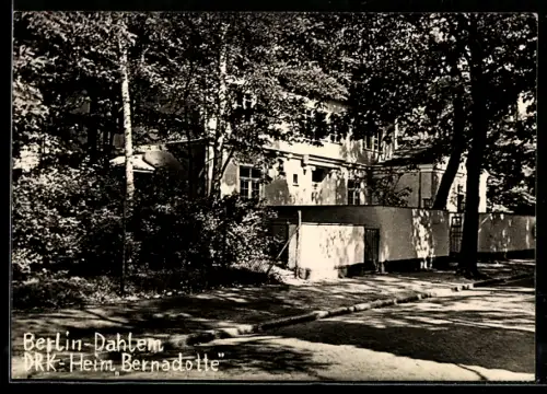 AK Berlin-Dahlem, DRK-Heim Bernadotte