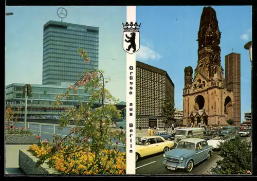 AK Berlin-Charlottenburg, Europa-Center, Gedächtniskirche