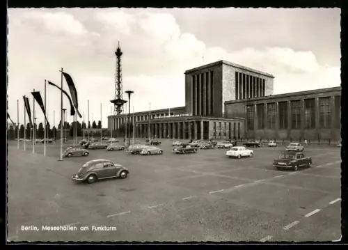 AK Berlin-Charlottenburg, Messehallen am Funkturm, ITB 1974