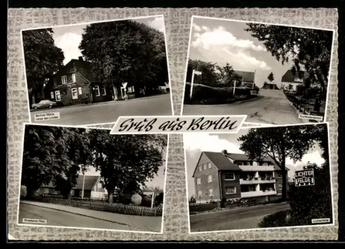 AK Berlin-Lichterfelde, Berliner Mühle, Kurfürstendamm, Potsdamer Platz