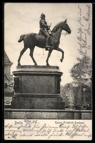 AK Berlin, Kaiser-Friedrich-Denkmal