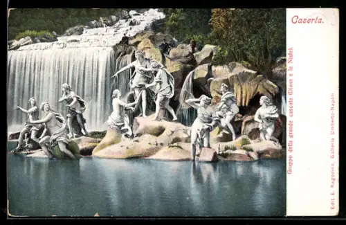 AK Caserta, Gruppo della grande Cascata, Diane e le Ninfe