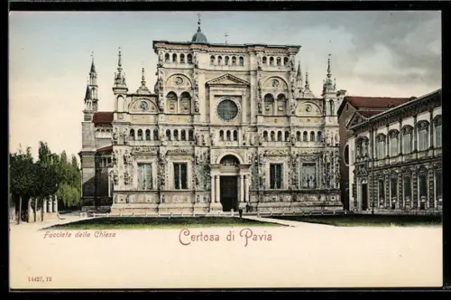 AK Certosa di Pavia, Facciata della Chiesa