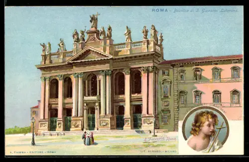 Künstler-AK Roma, Basilica di S. Giovanni Laterano, S. Giovanni del Guido Reni