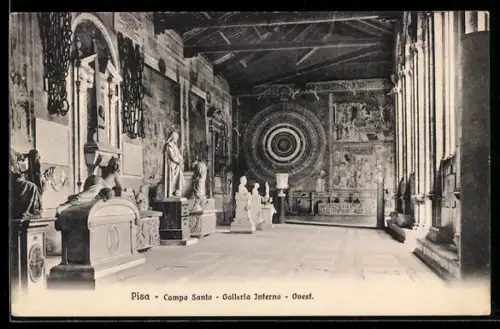 AK Pisa, Campo Santo, Galleria interno, Ovest
