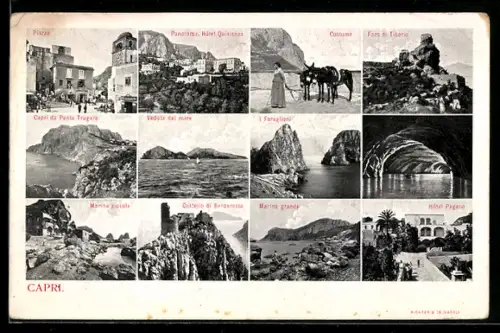 AK Capri, Zwölf Ansichten des Ortes