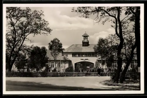 AK Döberitz, Olympia 1936, Olympisches Dorf, Empfangsgebäude