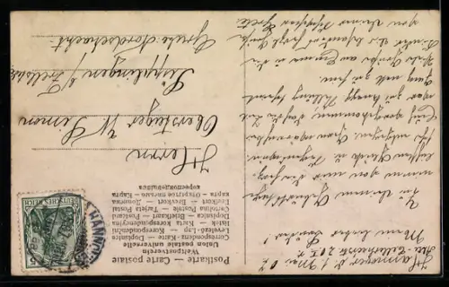 AK Kaiser Wilhelm II. mit Familie