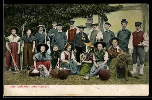 AK Artländer Trachtenfest, Alte Artländer Arbeitstracht