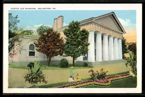 AK Arlington, Custis Lee Mansion, Kinder in Garten