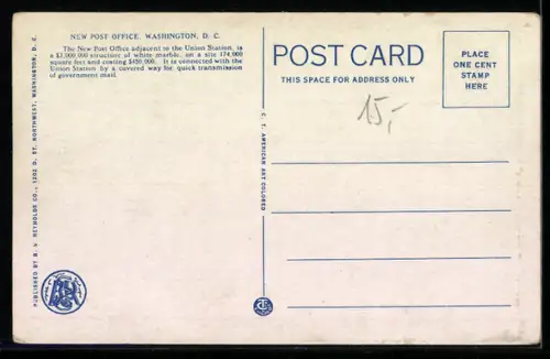 AK Washington D.C., Post Office