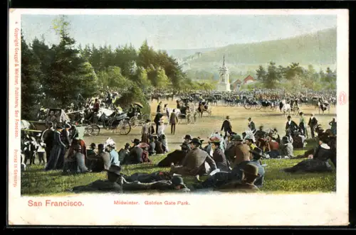 AK San Francisco, CA, Midwinter, Golden Gate park