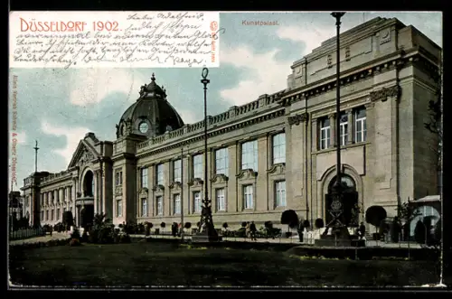 AK Düsseldorf, Industrie- und Gewerbe-Ausstellung 1902, Kunstpalast