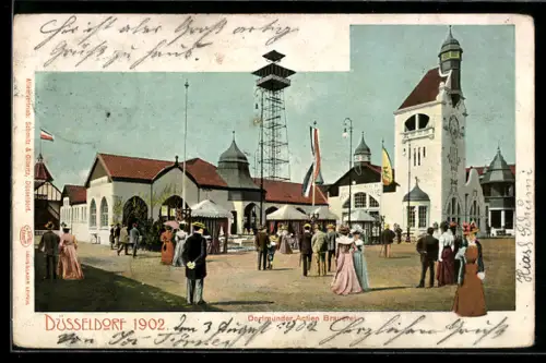 AK Düsseldorf, Industrie- u. Gewerbe-Ausstellung 1902, Dortmunder Actien Brauerei