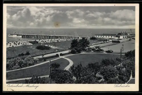 AK Misdroy, Blick auf die Seebrücke