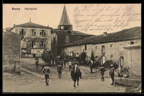 AK Beney, Partie am Marktplatz
