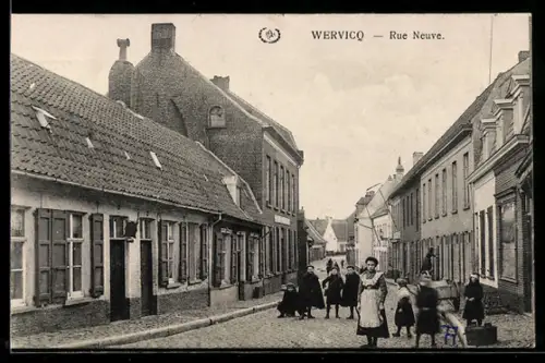 AK Wervik, Nieuwstraat, Rue Neuve
