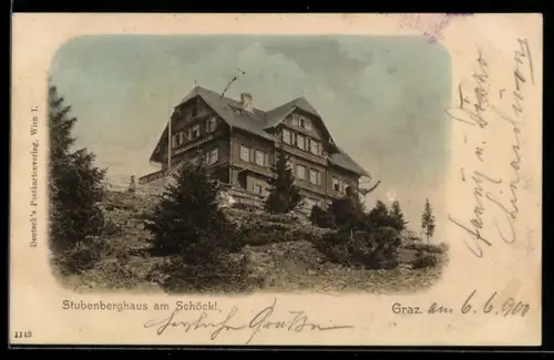 AK Graz, Stubenberghaus am Schöckl