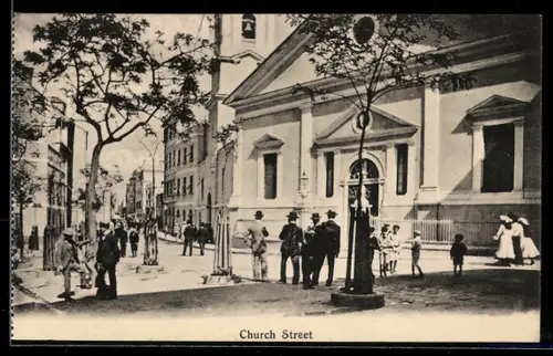 AK Gibraltar, Passanten in der Church Street