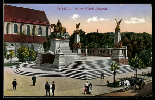 AK Breslau, Kaiser Wilhelm-Denkmal