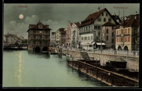 AK Zürich, Rathausquai