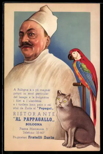 AK Bologna, Ristorante Al Pappagallo, Piazza Mercanzia 3