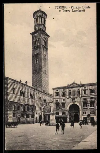 AK Verona, Piazza Dante e Torre Lamberti