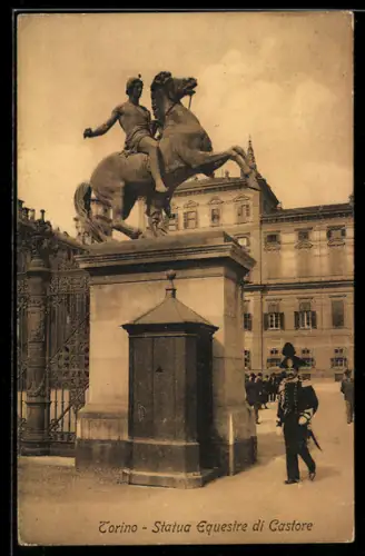 AK Torino, Statua Equestre di Castore