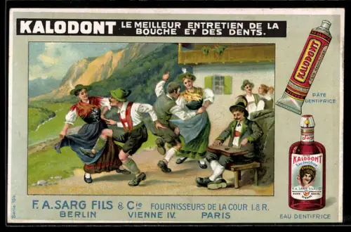 AK Kalodont, Le Meilleur entretien de la bouche et des dents, F. A. Sarg Fils