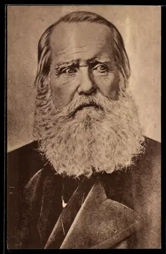 AK Portrait Kaiser Pedro II. von Brasilien