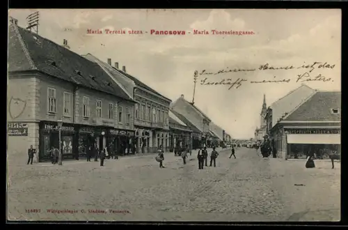 AK Pancsova, Maria Terezia utcza