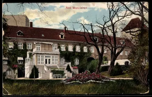 AK Wanzleben, Partie am Herrenhaus