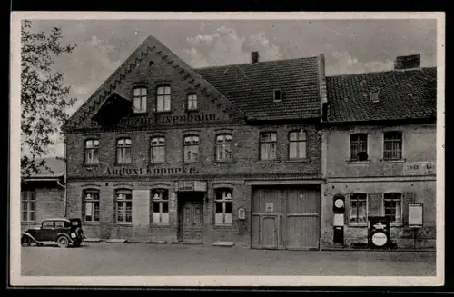 AK Eilsleben, Gasthof zur Eisenbahn von A. Könneke