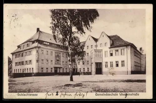 AK Berlin-Schlachtensee, Gemeindeschule Waskenstrasse