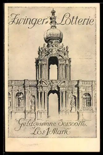 AK Dresden, Zwinger-Lotterie, Spiel