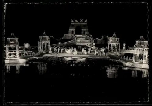 AK Bregenz, Festspiele, Bühne mit Tanzszene