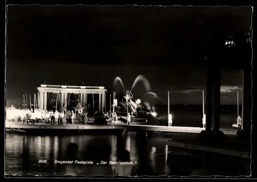 AK Bregenz, Festspiele 1965, Ein Bettelstudent, Szenenbild